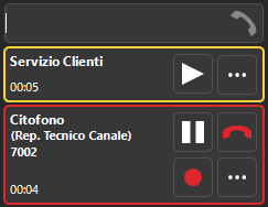 attesa e seconda chiamata