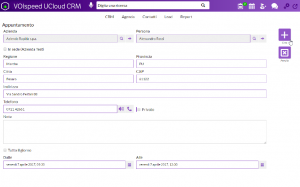 CRM: Appuntamento