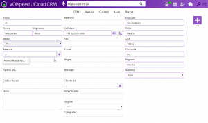 CRM: Creazione Contatto