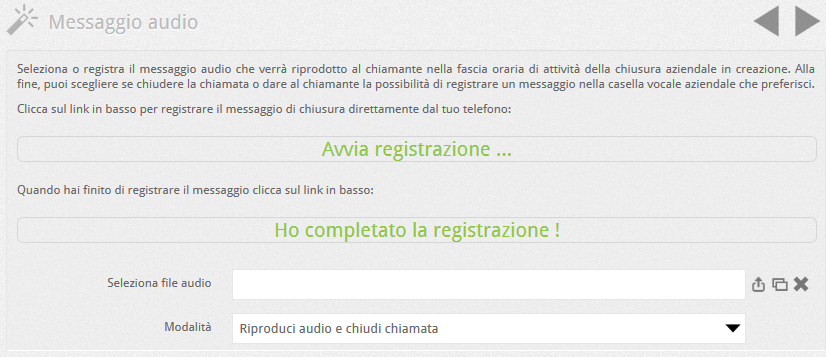 Messaggio chiusura con GUI