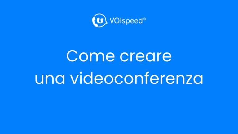 Come creare una videoconferenza