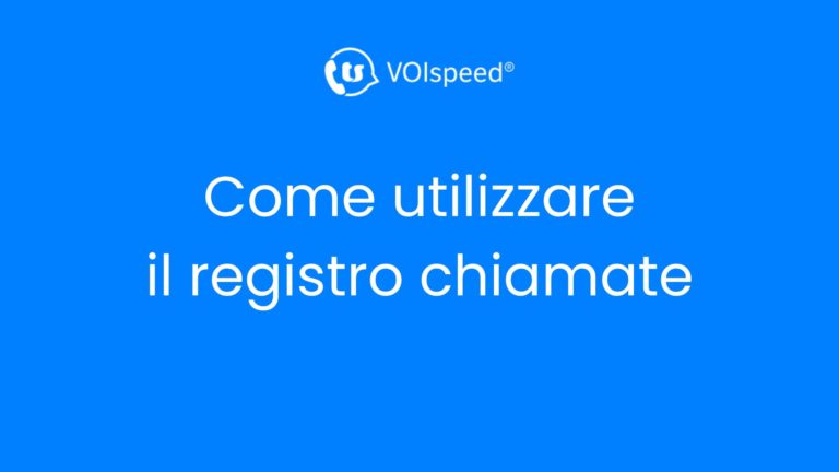 Come utilizzare il registro chiamate