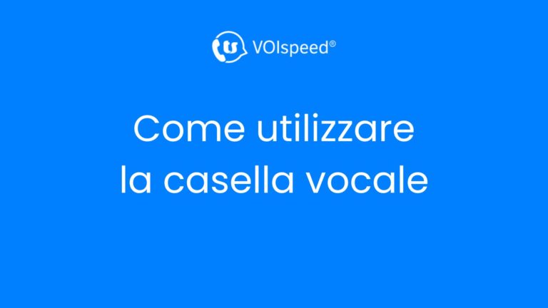 Come utilizzare la casella vocale personale